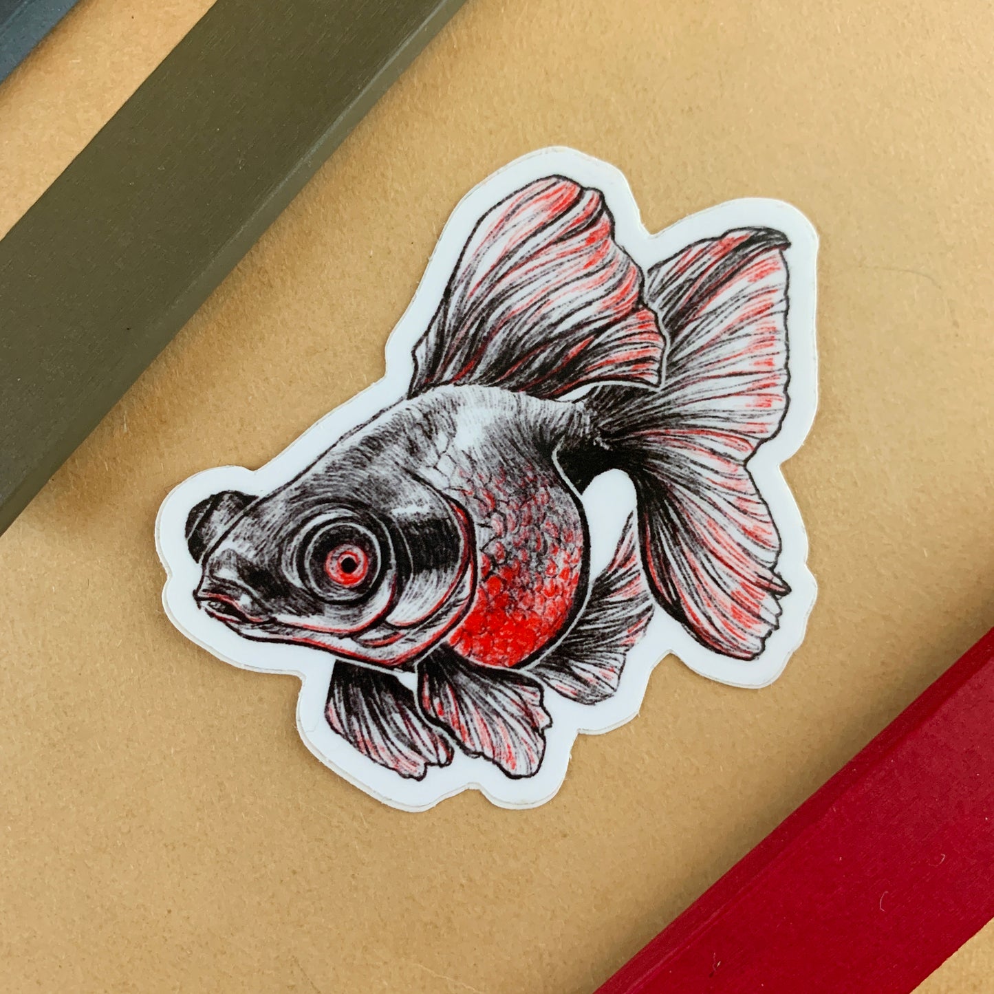 GOLDFISH Matte Sticker