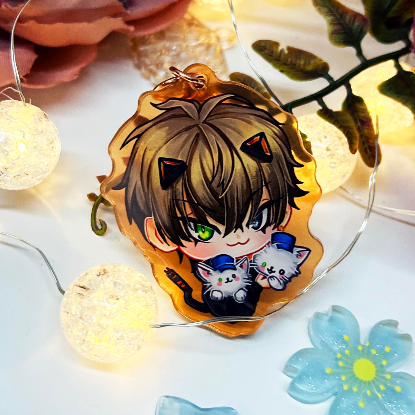 NIJI EN: NOCTYX- Alban Knox Acrylic Keychain