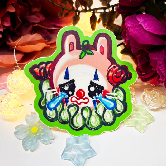 Clownbabybun WAH! Matte Sticker