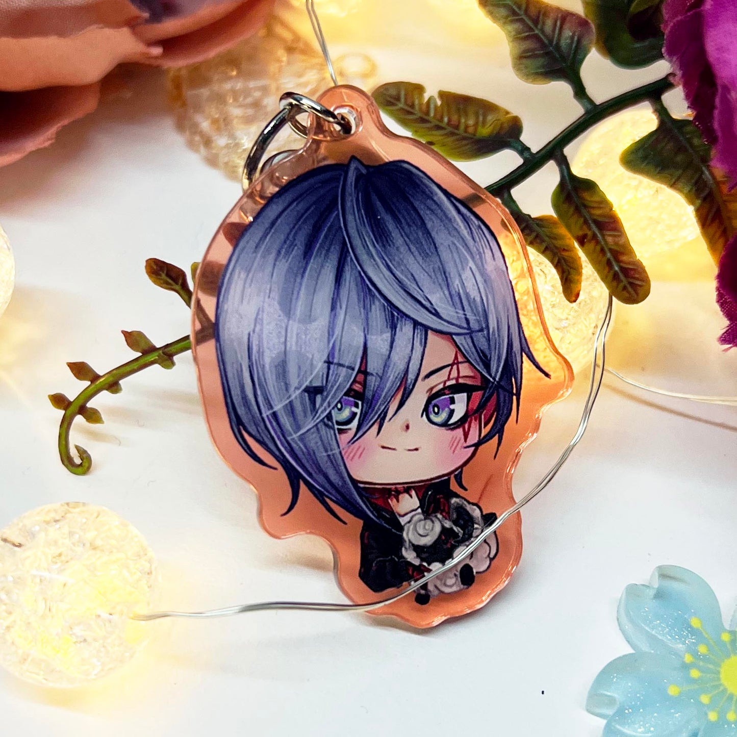 NIJI EN: NOCTYX- Fulgur Ovid Acrylic Keychain