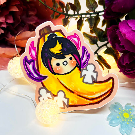 Banana Shu Matte Sticker